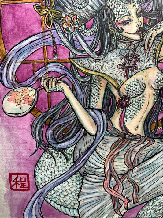 Madame White Snake Bai Suzhen Print