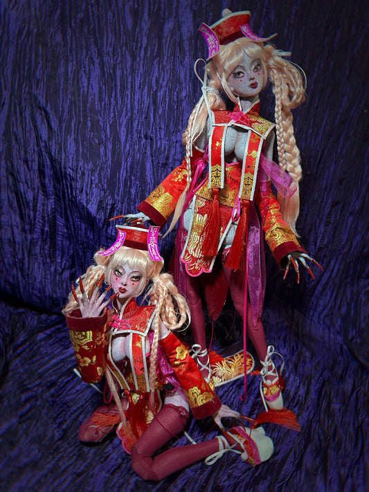 【僵尸姐妹】Jiang Shi Sisters - 【雪梅】Xue Mei & 【月灵】 Yue Ling （Set of 2)