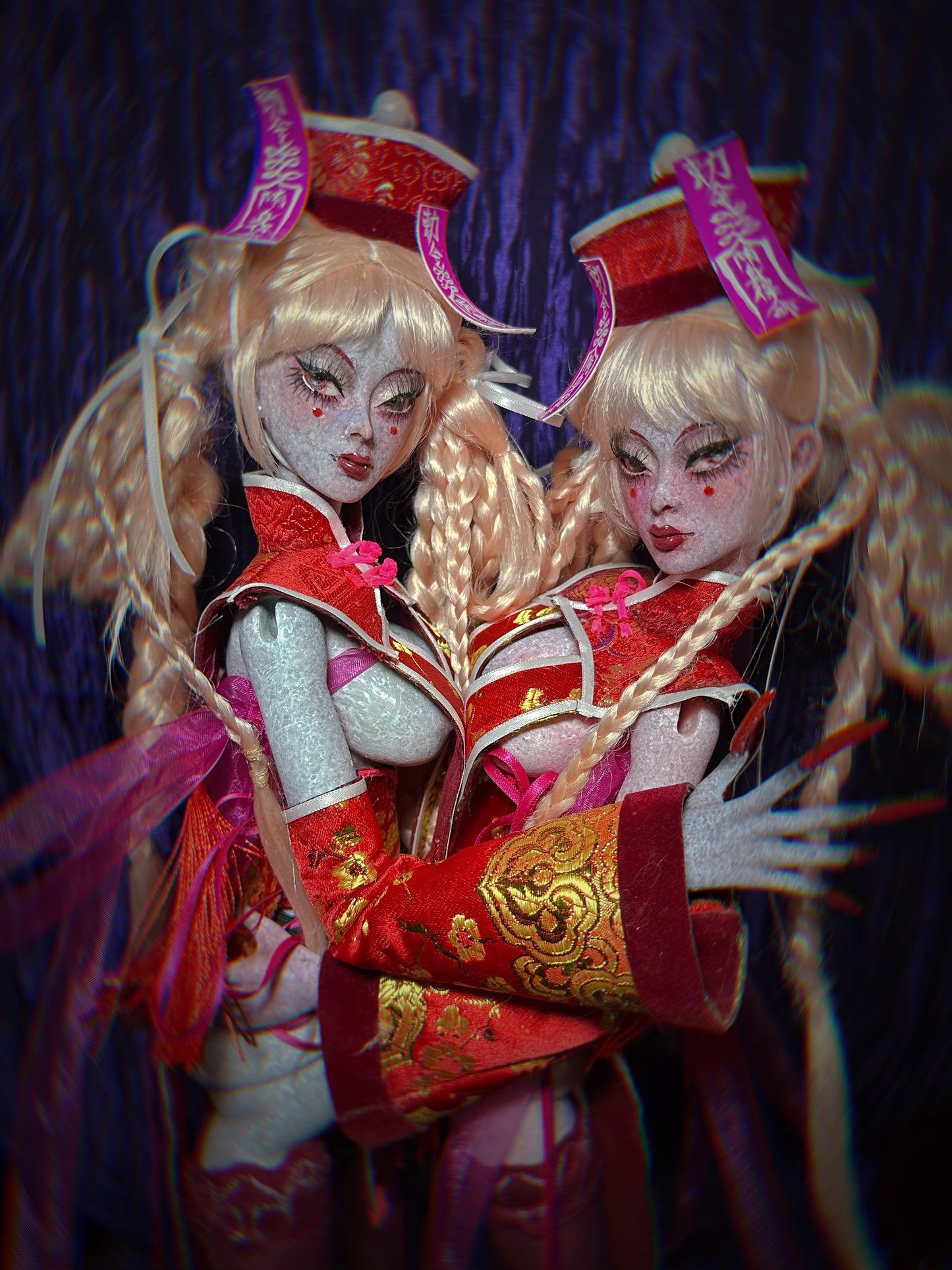 【僵尸姐妹】Jiang Shi Sisters -【月灵】 Yue Ling (Pink Skin)