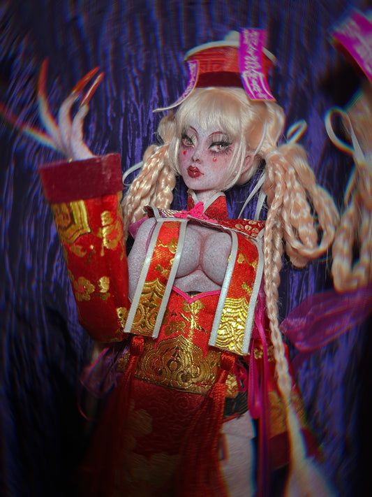 【僵尸姐妹】Jiang Shi Sisters -【月灵】 Yue Ling (Pink Skin)