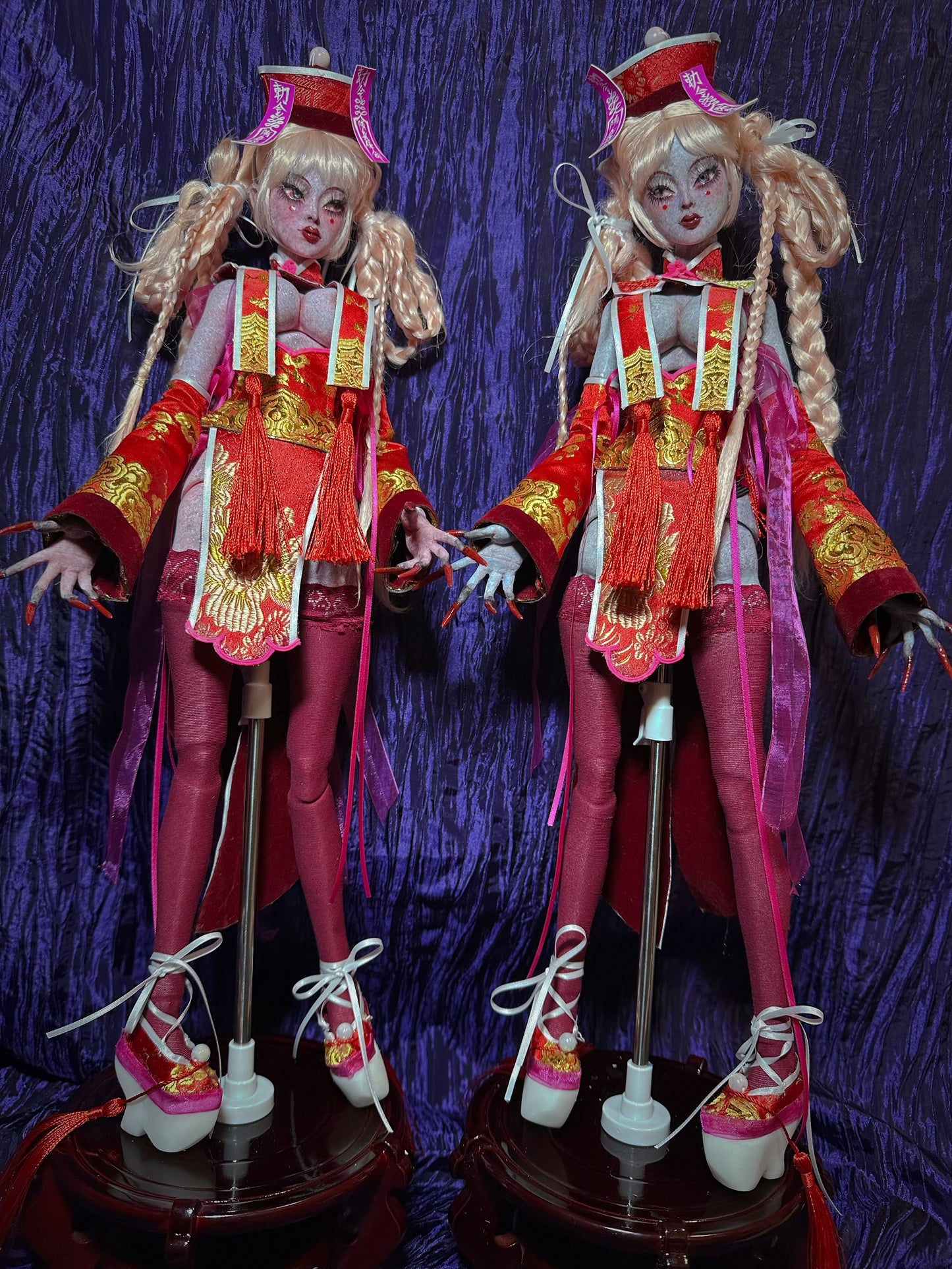 【僵尸姐妹】Jiang Shi Sisters -【月灵】 Yue Ling (Pink Skin)