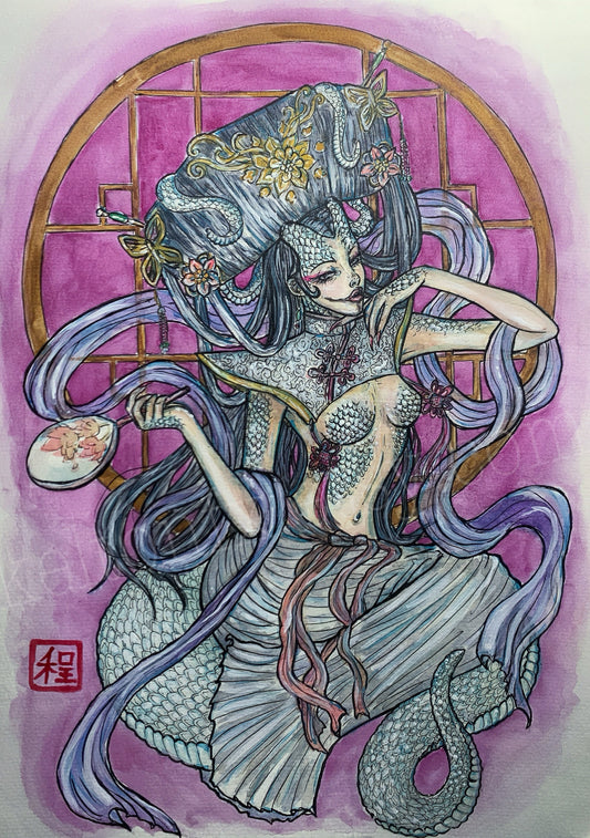 Madame White Snake Bai Suzhen Print